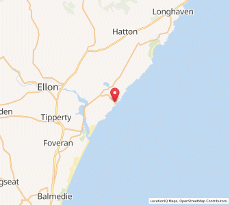 Map of Collieston, ScotlandScotland