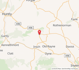 Map of Colpy, ScotlandScotland