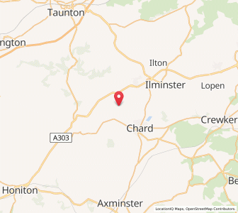 Map of Combe Saint Nicholas, EnglandEngland