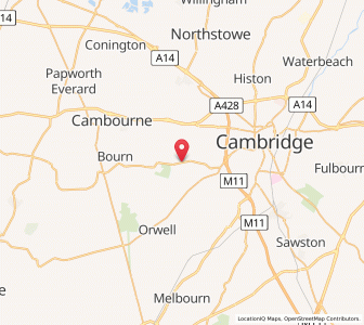 Map of Comberton, EnglandEngland