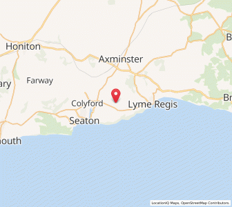 Map of Combpyne, EnglandEngland