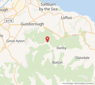 Map of Commondale, EnglandEngland