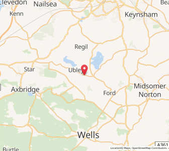 Map of Compton Martin, EnglandEngland