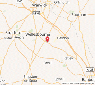 Map of Compton Verney, EnglandEngland