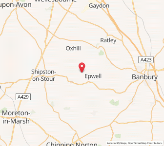 Map of Compton Wyniates, EnglandEngland