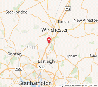 Map of Compton, EnglandEngland