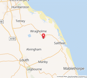 Map of Conisholme, EnglandEngland