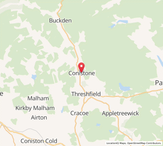 Map of Conistone, EnglandEngland