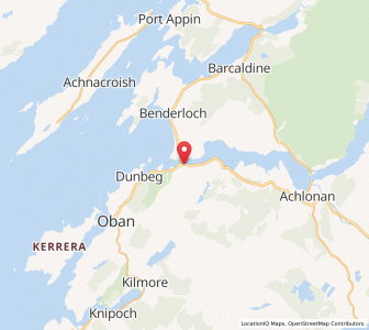 Map of Connel, ScotlandScotland
