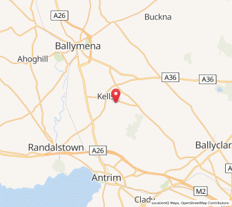 Map of Connor, Northern IrelandNorthern Ireland