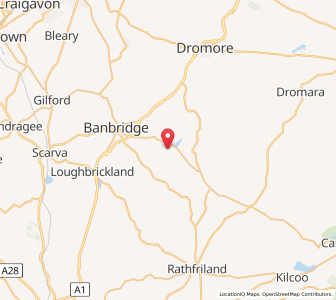 Map of Corbet Milltown, Northern IrelandNorthern Ireland