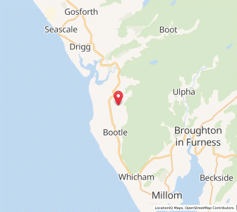 Map of Corney, EnglandEngland