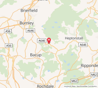 Map of Cornholme, EnglandEngland