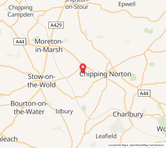 Map of Cornwell, EnglandEngland