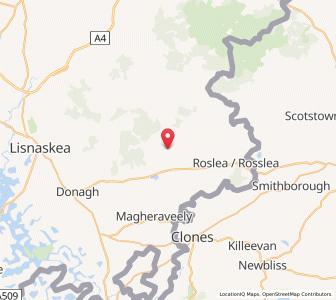 Map of Corranny, Northern IrelandNorthern Ireland