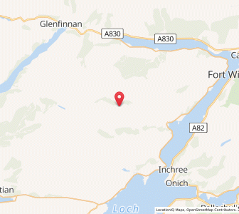 Map of Corrlarach, ScotlandScotland
