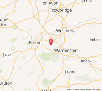 Map of Corsley, EnglandEngland