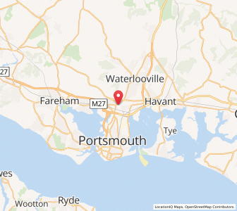 Map of Cosham, EnglandEngland