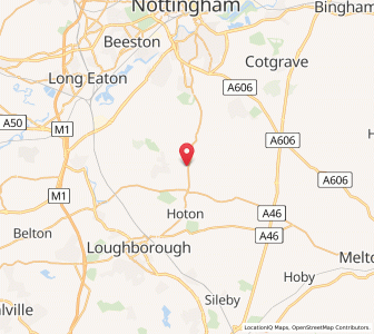 Map of Costock, EnglandEngland