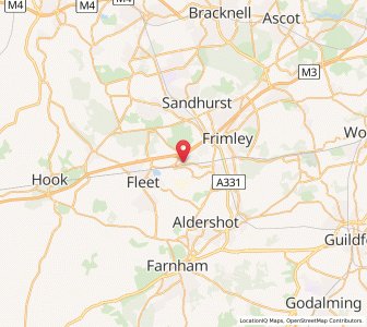 Map of Cove, EnglandEngland