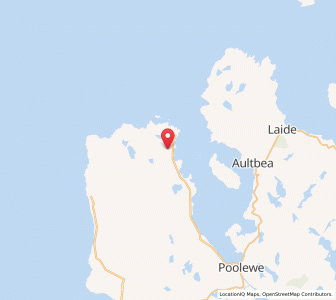 Map of Cove, ScotlandScotland