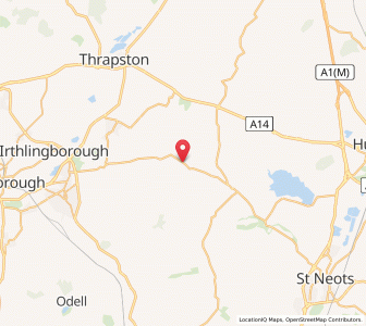 Map of Covington, EnglandEngland