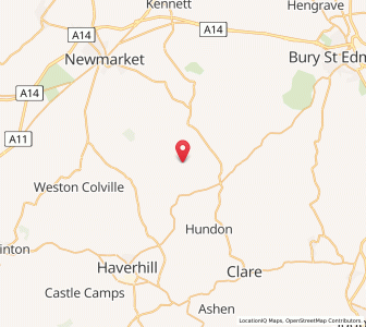 Map of Cowlinge, EnglandEngland