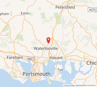 Map of Cowplain, EnglandEngland