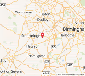 Map of Cradley, EnglandEngland
