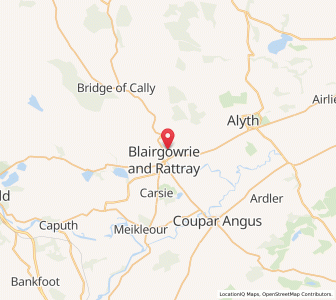 Map of Craighall, ScotlandScotland