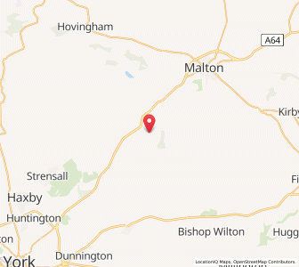 Map of Crambe, EnglandEngland