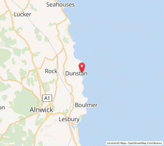 Map of Craster, EnglandEngland