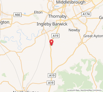 Map of Crathorne, EnglandEngland