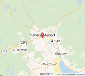 Map of Creebridge, ScotlandScotland