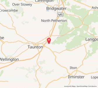 Map of Creech Saint Michael, EnglandEngland