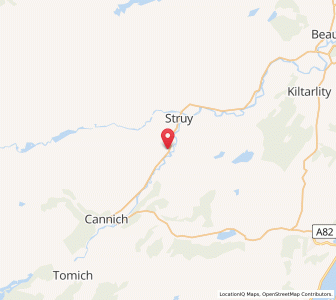 Map of Crelevan, ScotlandScotland