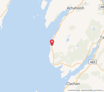 Map of Cretshengan, ScotlandScotland