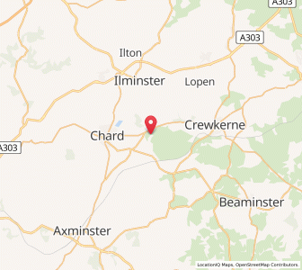 Map of Cricket St Thomas, EnglandEngland