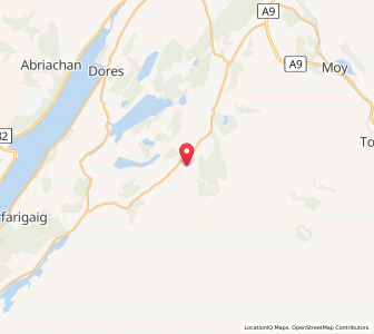 Map of Croachy, ScotlandScotland