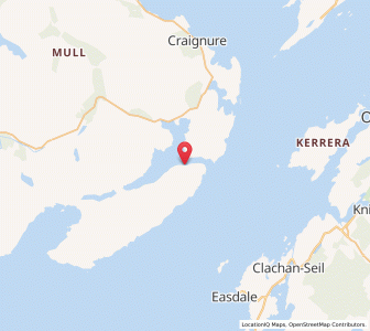 Map of Croggan, ScotlandScotland