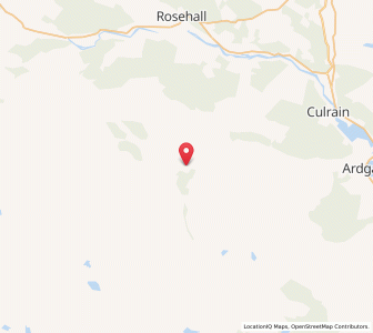 Map of Croick, ScotlandScotland