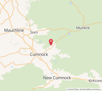 Map of Cronberry, ScotlandScotland