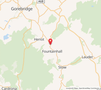 Map of Crookston, ScotlandScotland