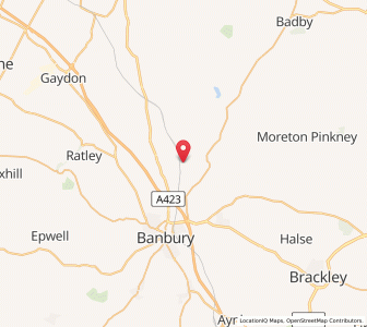 Map of Cropredy, EnglandEngland