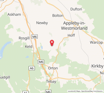 Map of Crosby Ravensworth, EnglandEngland