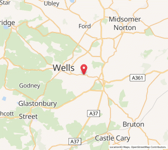 Map of Croscombe, EnglandEngland