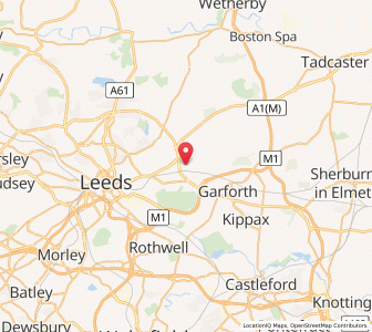 Map of Cross Gates, EnglandEngland