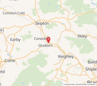 Map of Cross Hills, EnglandEngland