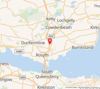 Map of Crossgates, ScotlandScotland