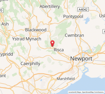 Map of Crosskeys, WalesWales